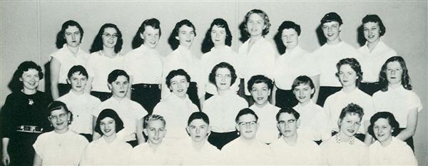 1957 beginning choir 